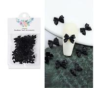 50 pz/set archi di fascino del chiodo decorazioni di arte Bowknot Bowknot Charms decorazione archi decalcomanie del chiodo