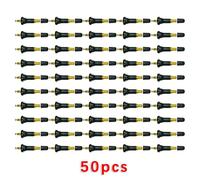 50 pz/set ricambio stelo valvola sensore pressione pneumatici cerchio ruota gomm