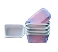 50 pz/set Stampo for Torta Forma Rotonda Rettangolare Teglia for Pane Carta for Cupcake Compatibile for la Cottura(D)