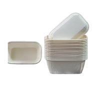 50 pz/set Stampo for Torta Forma Rotonda Rettangolare Teglia for Pane Carta for Cupcake Compatibile for la Cottura(A)