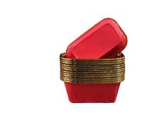 50 pz/set Stampo for Torta Forma Rotonda Rettangolare Teglia for Pane Carta for Cupcake Compatibile for la Cottura(E)