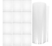 50 pz Trasparente Richiudibile Zip Poli Sacchetti di Plastica Richiudibile