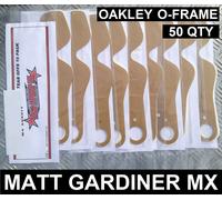 50 Qty Tear Offs Per Oakley o-Frame Motocross MX Occhiali