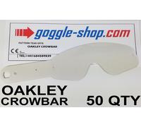 50 Quantità Goggle-Shop Strappabili Per Oakley CROWBAR Motocross Occhiali Pinne