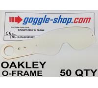 50 Quantità Goggle-Shop Strappabili Per Oakley O-FRAME Motocross Occhiali Pinne