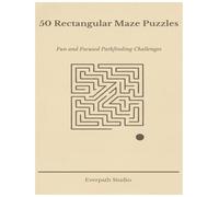 50 Rectangular Maze Puzzles: Fun and Focused Pathfinding Challenges