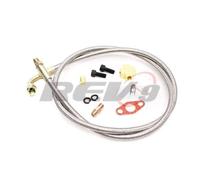 50 " REV9 Turbo 90 Gradi Olio Feed Linea Kit T3 T4 T04E T70 T60 T61 1/8 Npt -4AN