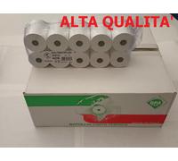 50 rotoli carta termica 57x30x12 omologati x registratore di cassa, FATTURABILI