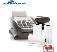 50 ROTOLI TERMICI mm 57X20 per POS-BANCOMAT