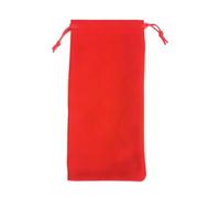 50 sacchetti di velluto con coulisse for bottiglie di profumo, sacchetti for imballaggio regalo di Natale for telefoni Per Collana(Red,8x17cm (3.2x6.7in))
