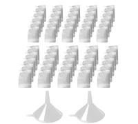 50 sacchetti trasparenti per bevande, sacchetti per ugelli da viaggio all'aperto, campeggio, liquidi per latte, contenitori per bevande leggere