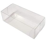 50 SCATOLA ASTUCCIO PORTACONFETTI CONFETTI TRASPARENTE 6X2,7X2 CM