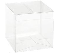 50 scatole bomboniere trasparenti pvc 10x10x10 cm FCA-PVC12-50