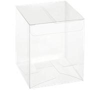 50 scatole bomboniere trasparenti pvc 10x10x12 cm FCA-PVC49-50(VAR)