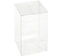 50 scatole bomboniere trasparenti pvc 10x10x20 cm FCA-PVC61-50
