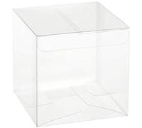 50 scatole bomboniere trasparenti pvc 5x5x5 cm FCA-PVC6-50
