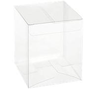 50 scatole bomboniere trasparenti pvc 5x5x8 cm FCA-PVC55-50