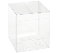 50 scatole bomboniere trasparenti pvc 7x7x10 cm FCA-PVC52-50