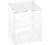 50 scatole bomboniere trasparenti pvc 8x8x13 cm FCA-PVC54-50(VAR)