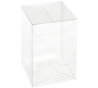50 scatole bomboniere trasparenti pvc 8x8x20 cm FCA-PVC60-50(VAR)