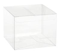 50 scatole bomboniere trasparenti pvc 8x8x6 cm FCA-PVC46-50(VAR)