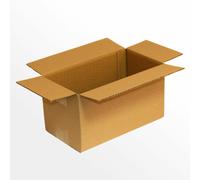 50 scatole di cartone per spedizioni scatola 240 x 130 x 130 mm cartone piegh...