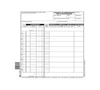 50 SCHEDE Carburante 21X15CM E3343N EDIPRO