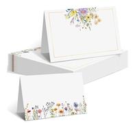 50 segnaposto, segnaposto a forma di fiore, per la tavola, 8,9 x 13,9 cm, segnaposto per tavolo, segnaposto per matrimoni, eventi, feste, ricevimenti, compleanni, decorazioni natalizie, design