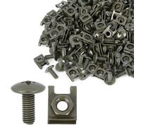 50 Set 6x16mm Auto Clips U Clip Phillips Vite Assortimento Verde
