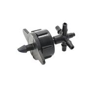 50 Set di irrigazione 2L 4L 8L gocciolatore connettore a Croce a 4 Vie Adattatore a Freccia for gocciolamento deviatore d'Acqua a Croce a 3 Vie connettore a Spina da 1/8(8L-4 Way)