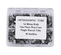 50 Set di Tubi Buccali Dentali Ortodontici Incollabili 1 .022 In Met4894