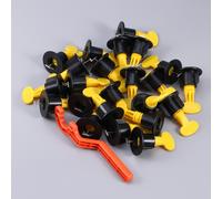 50 set Livellatori per piastrelle Mini cunei di livello riutilizzabili