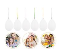 50 Set Pendenti d'uovo in plastica FAI DA TE Uova di Pasqua Uova Graffiti