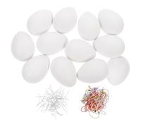 50 Set Pendenti d'uovo in plastica FAI DA TE Uova di Pasqua Uova Graffiti