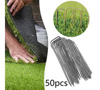 50/Set Picchetti da giardino a forma di U Picchetti da giardino antiruggine