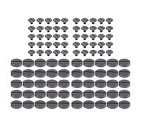 50 Set Screw Rivets, Zinc Alloy Multifunctional Flat Slotted Cap Book Binding Posts Nail Rivets for Belt Handbag 12mm