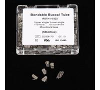 50 Sets Dentista Orthos Bondable Buccal Tube Roth 022 First Molar Monoblock base