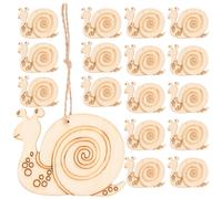 50 Sets Ornamento Dell'arredamento Della Casa Artigianato in Legno Non Finito