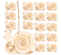 50 Sets Ornamento Dell'arredamento Della Casa Forme Di Legno Non Finite