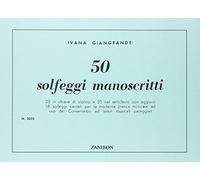 50 SOLFEGGI MANOSCRITTI