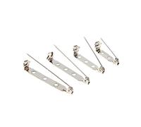 50 Spille di Sicurezza in Ferro Da Stiro, Misure Assortite, Con Tre Fori, Set di Spille di Sicurezza per Il Fai Da Te, Trapunte, Coperte, Artigianato, Abbigliamento, Tappezzeria (32 mm)