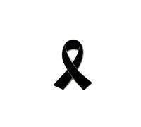 50 spille for nastro di consapevolezza rossa con rosa e distintivo for la cura dell'amore Per Feste(Black)