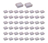 50 Sport Whitsle Imbottito Impugnatura per bocca Allenatori Fischietti Guardia Sport Protctor Grip Coperture Allenatori Guardia