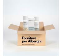 50 Starter Kit cortesia per hotel b&b Travelcare shampoo+bagnoschiuma+saponetta