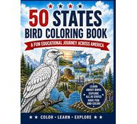 50 state Bird Coloring Book 2nd Edition