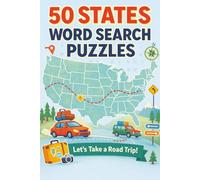 50 States Word Search Puzzles: A Fun Word Search Adventure Through All 50 States | Word Search Puzzle with Easy to Read Print | 6x9 inches | Great ... classrooms, homeschool, and screen-free fun.
