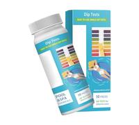 50 Test Per Piscina Piscina STRIPS E TEST STRIPS KIT Per Misurare Accessori La Qualità Acqua Del Parco Acquatico