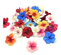 50 teste di fiori artificiali, 6 cm, finta orchidea, testa di fiori artificiali, in seta, decorazione per giardino, matrimonio, feste, casa, fai da te, scrapbooking