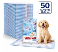 50 Traversine Tappetini Profumati Cani Gatti cm.60x90 - 5 Confezioni da 10