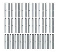 50 tubi di collegamento per tende per pali di ricambio per fibra di vetro da 5 mm/6 mm, ideali per uso in campeggio all'aperto (5 mm)